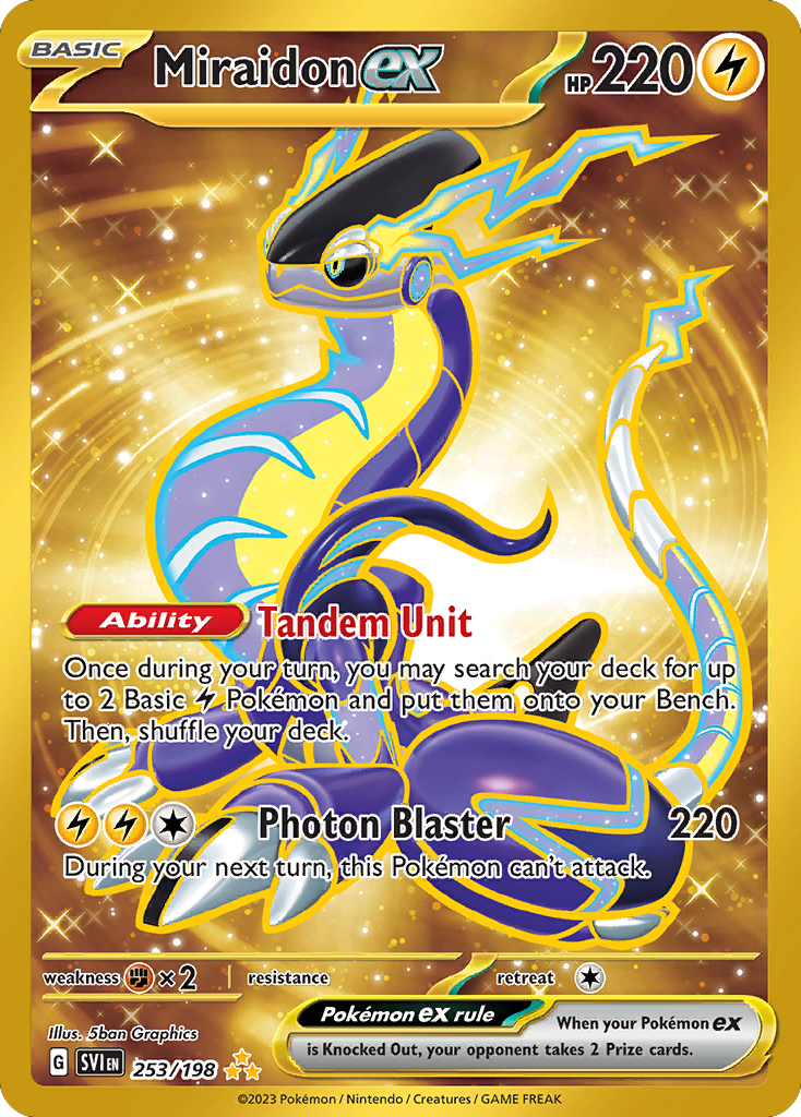 Scarlet & Violet Miraidon ex #253/198