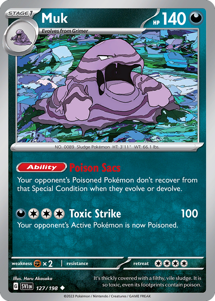 Scarlet & Violet Muk #127/198
