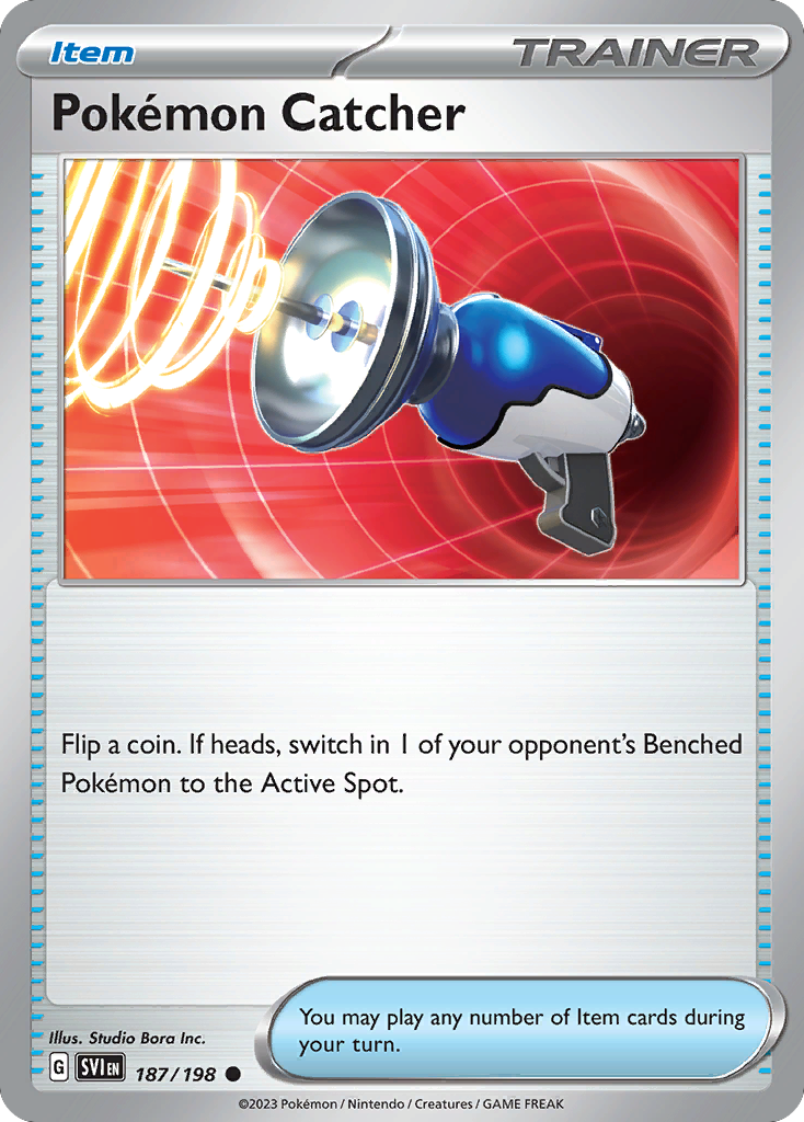 Scarlet & Violet Pokémon Catcher #187/198