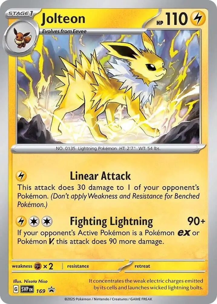Scarlet & Violet Promo Jolteon #169