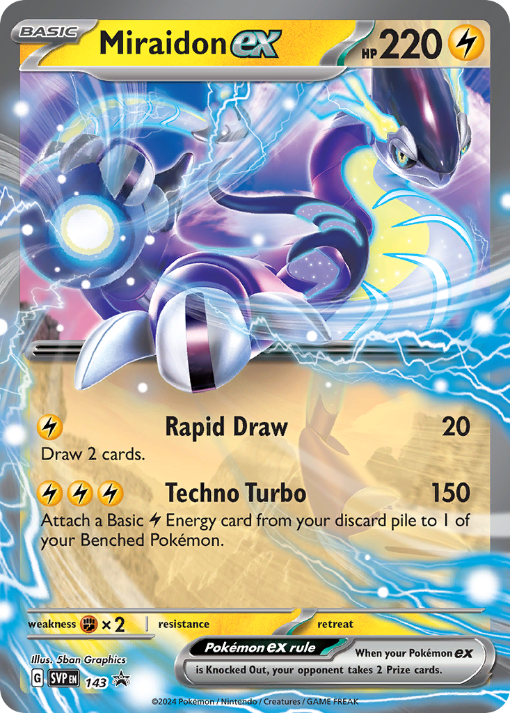 Scarlet & Violet Promo Miraidon ex #143