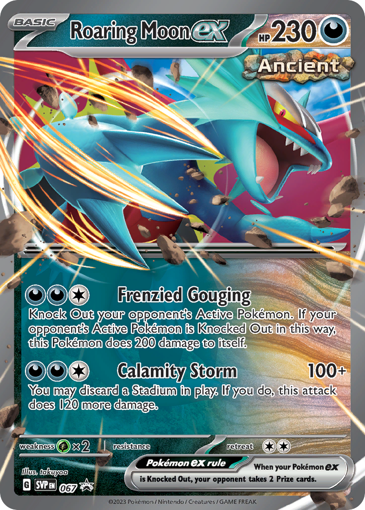 Scarlet & Violet Promo Roaring Moon ex #67