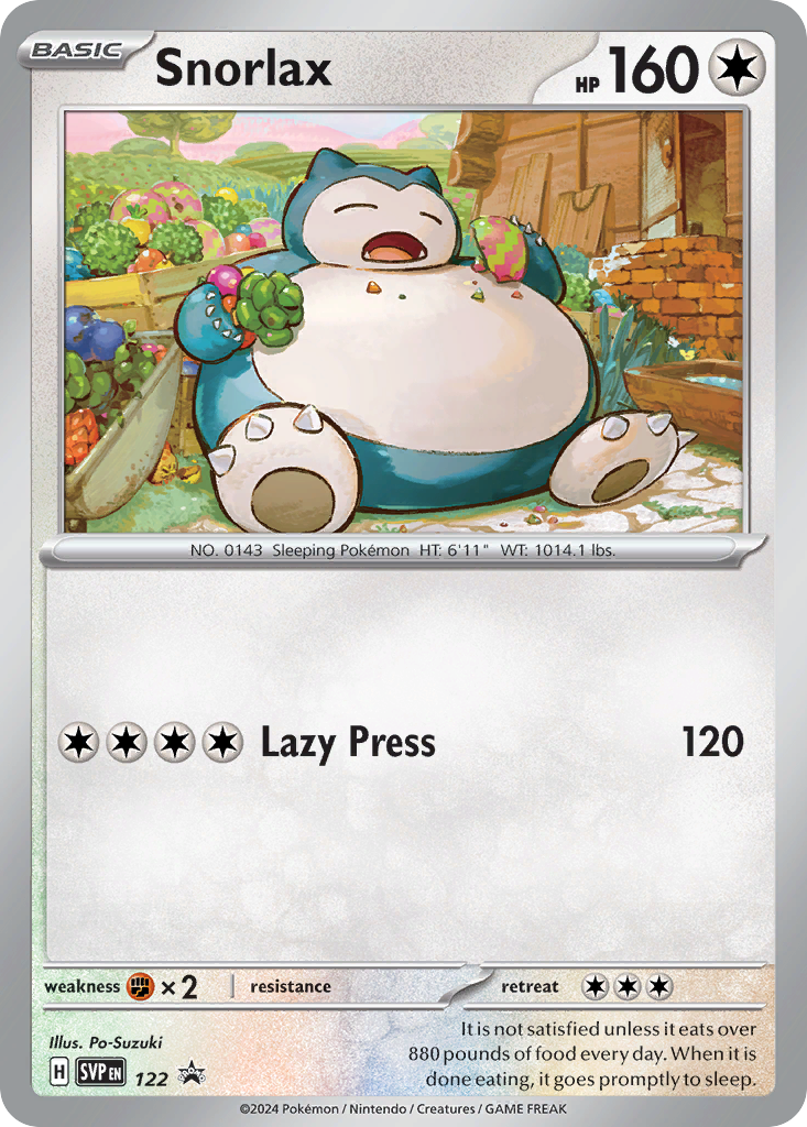 Scarlet & Violet Promo Snorlax #122