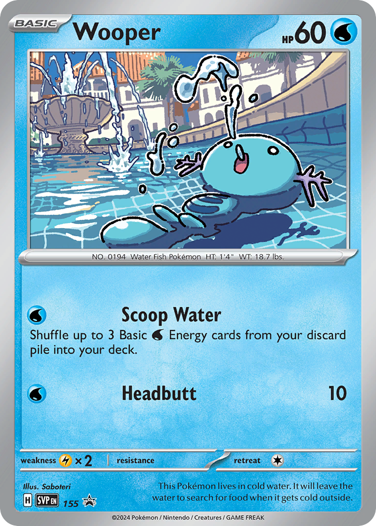 Scarlet & Violet Promo Wooper #155