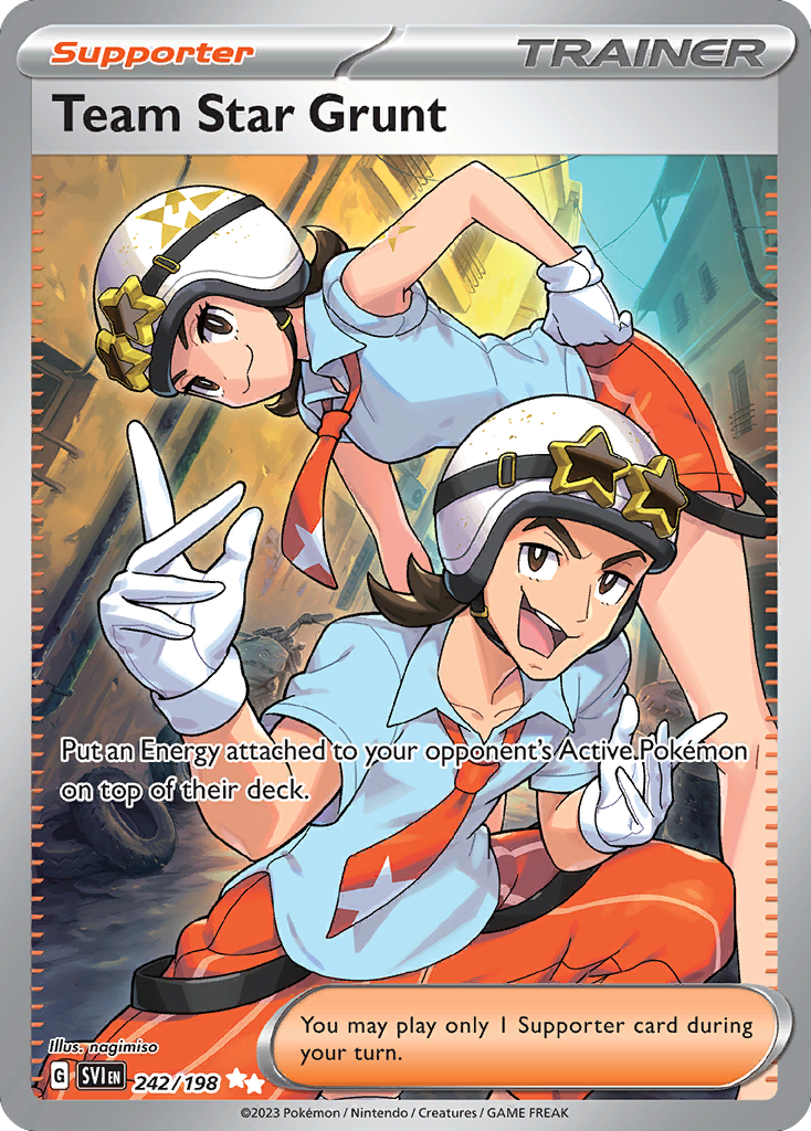 Scarlet & Violet Team Star Grunt #242/198