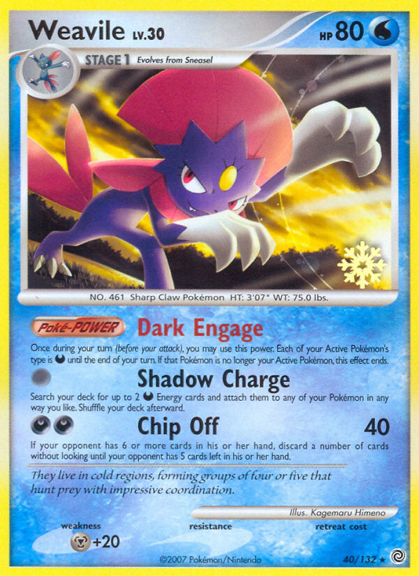 Secret Wonders Weavile #40 Promo