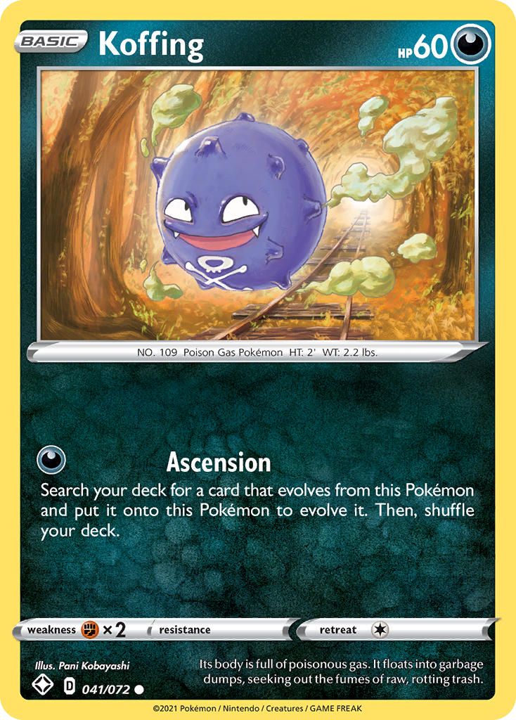 Shining Fates Koffing #41/72