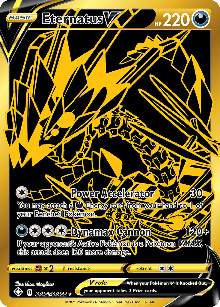 Shining Fates SV121/SV122 Eternatus V