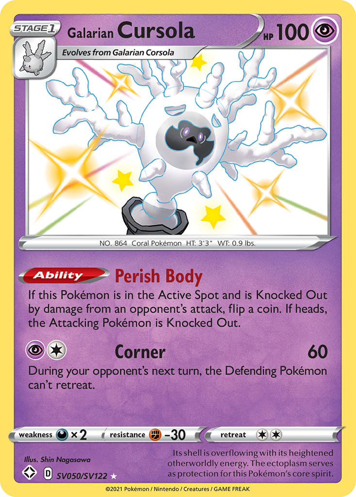Shining Fates SV50/SV122 Galarian Cursola