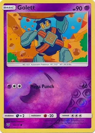 Shining Legends Golett #43/73 reverse holo