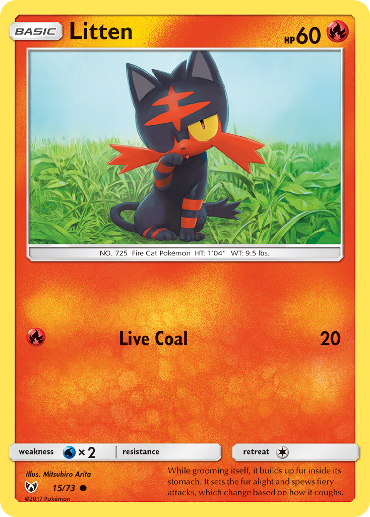 Shining Legends Litten #15/73