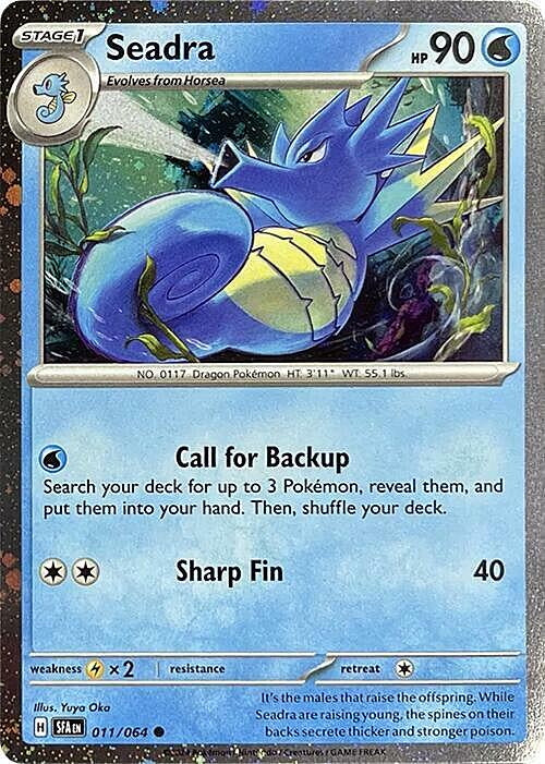 Shrouded Fable Seadra #11/64 Cosmos Holo
