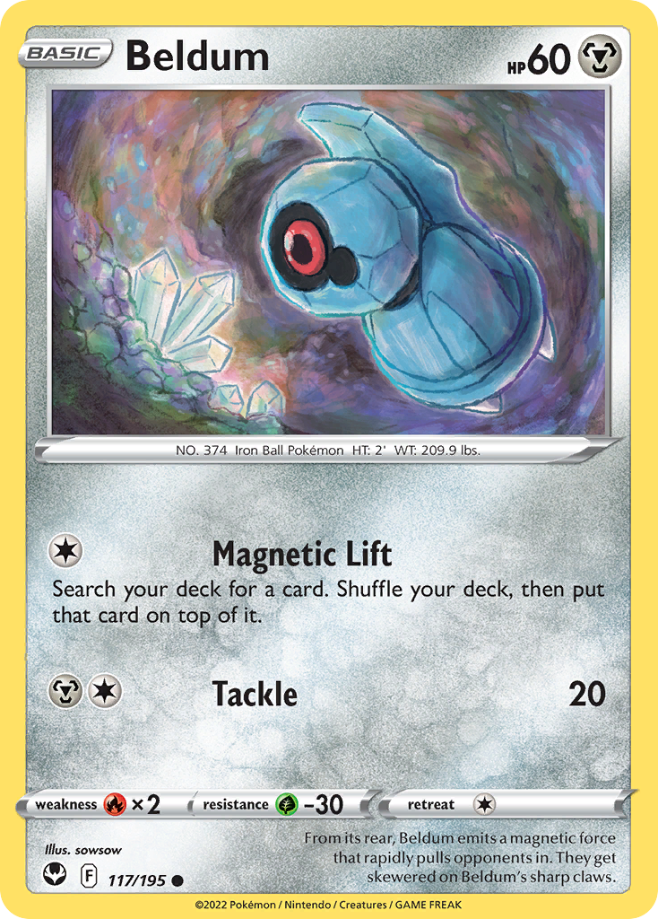 Silver Tempest Beldum #117/195