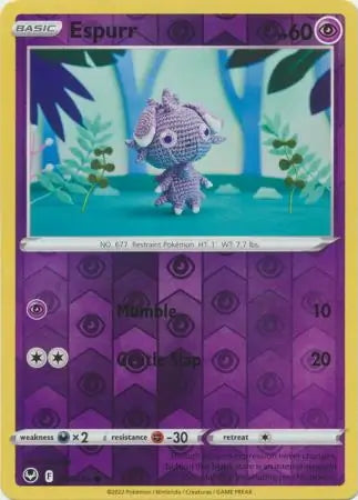 Silver Tempest Espurr #81/195 reverse holo