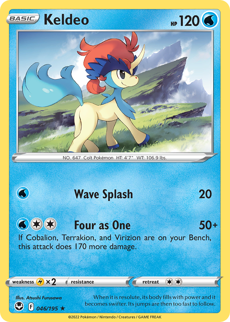 Silver Tempest Keldeo #46/195