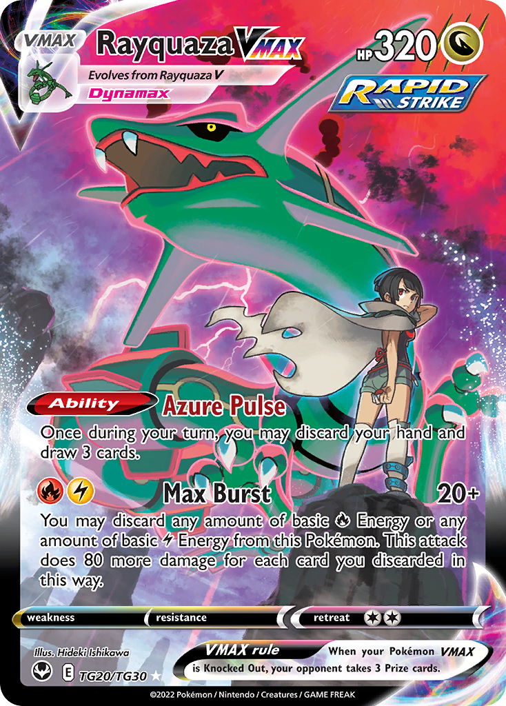 Silver Tempest Trainer Gallery Rayquaza VMAX #TG20/30