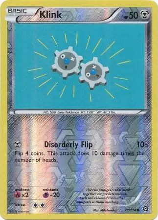 Steam Siege Klink #71/114 reverse holo