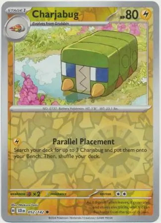 Stellar Crown Charjabug #52/142 reverse holo