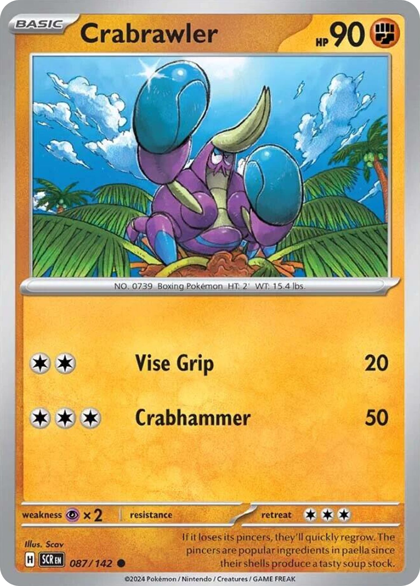Stellar Crown Crabrawler #87/142