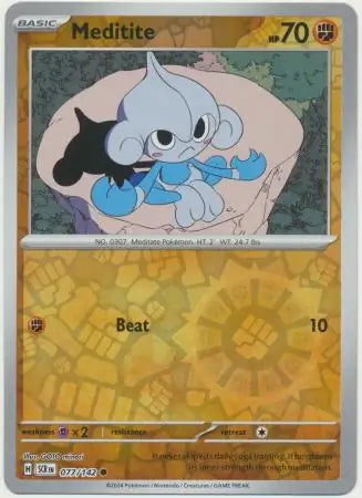 Stellar Crown Meditite #77/142 reverse holo