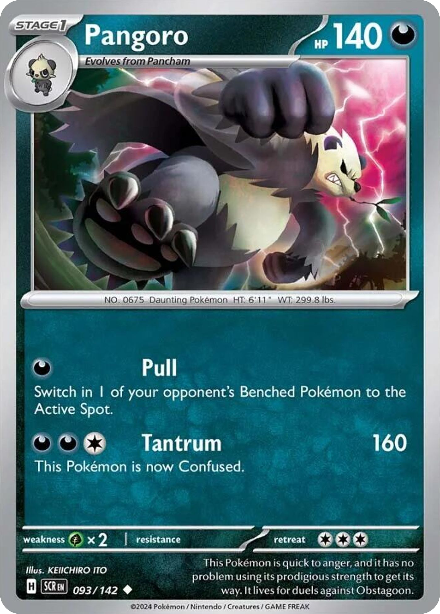 Stellar Crown Pangoro #93/142