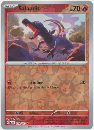 Stellar Crown Salandit #23/142 reverse holo