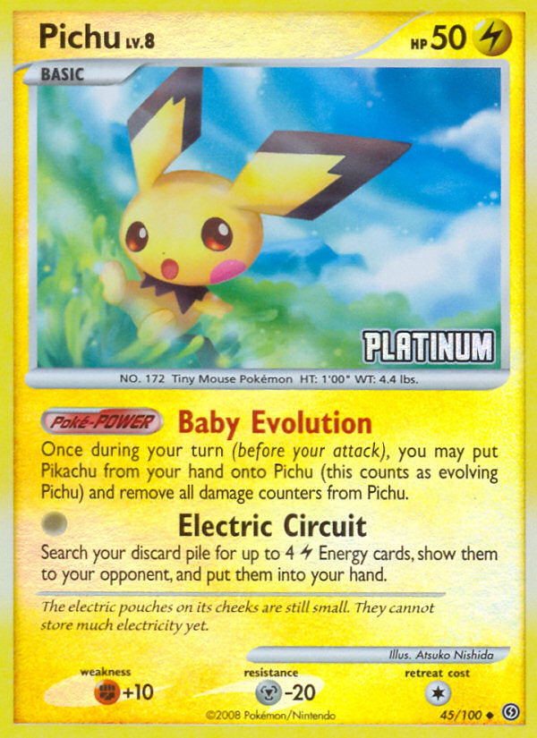 Stormfront Pichu #45 Promo