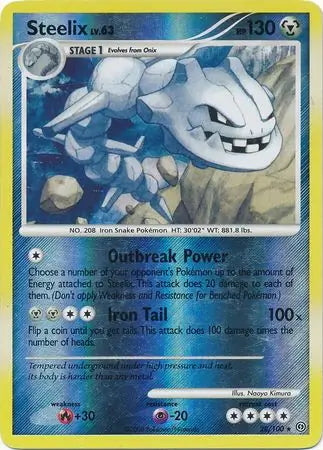 Stormfront Steelix #28/100 reverse holo