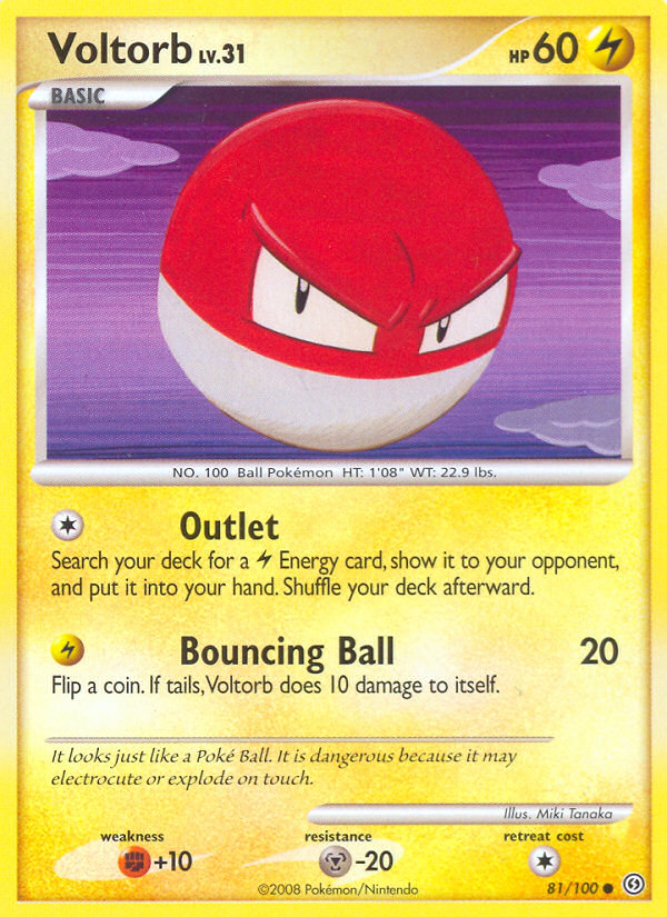 Stormfront Voltorb #81/100