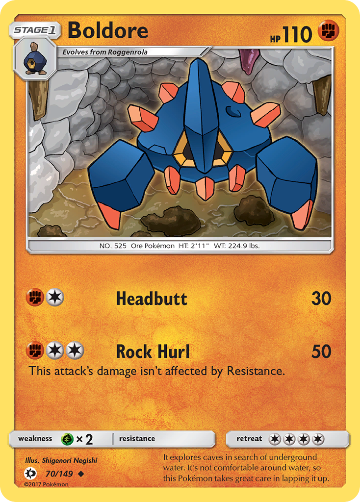 Sun & Moon Boldore #70/149