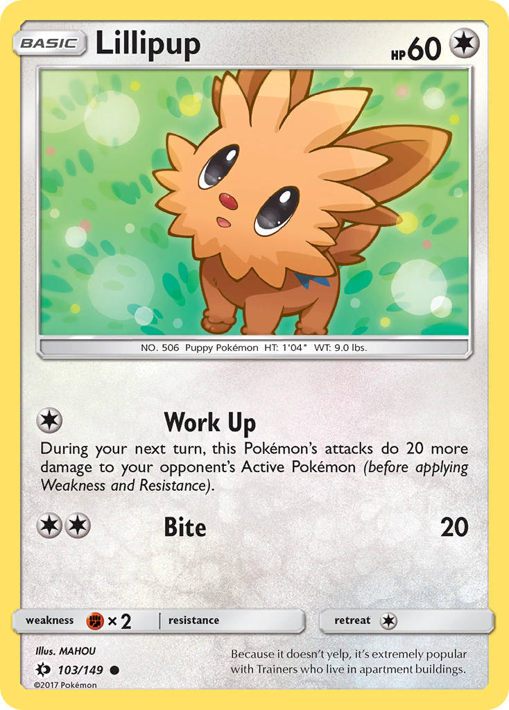 Sun & Moon Lillipup #103/149