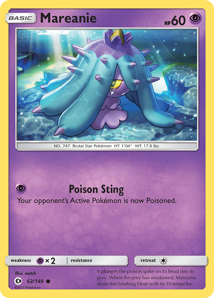 Sun & Moon Mareanie #62/149