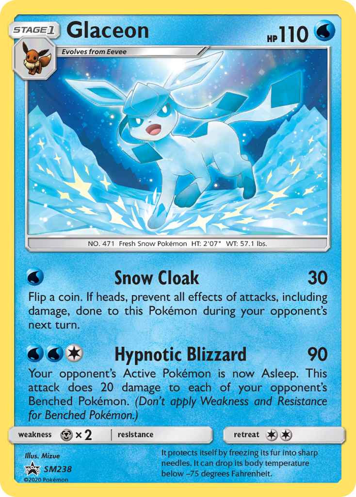 Sun & Moon Promo Glaceon #238