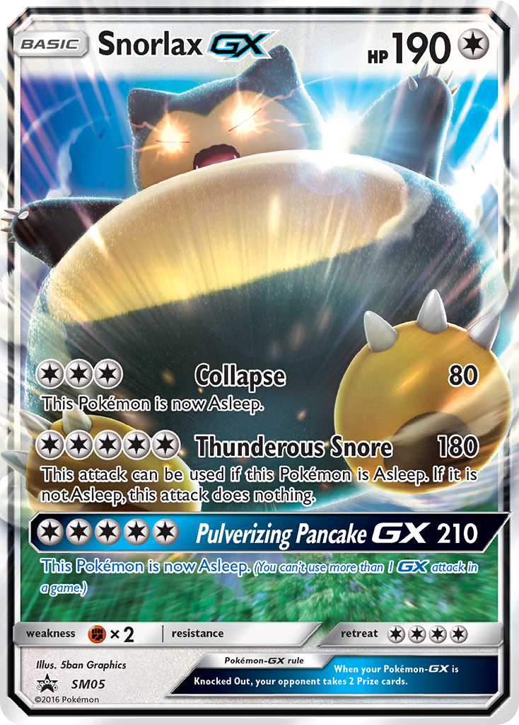 Sun & Moon Promo Snorlax GX #5
