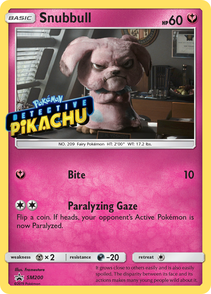 Sun & Moon Promo Snubbull #200