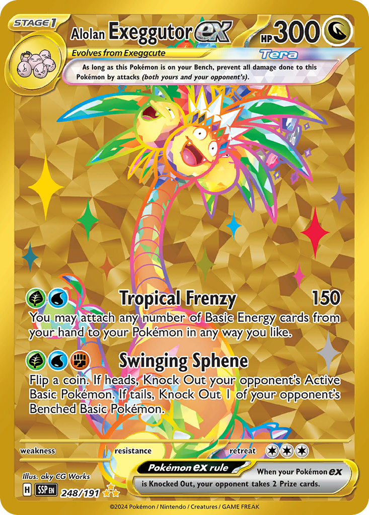 Surging Sparks Alolan Exeggutor ex #248/191