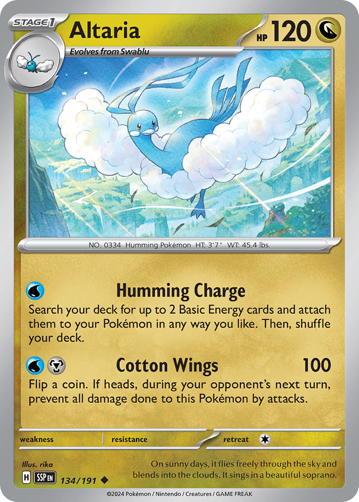 Surging Sparks Altaria #134/191