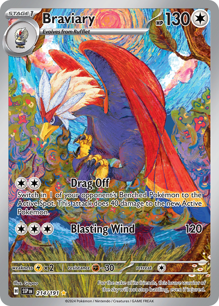 Surging Sparks Braviary #214/191