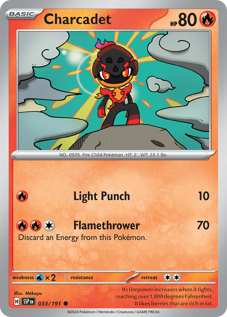 Surging Sparks Charcadet #33/191