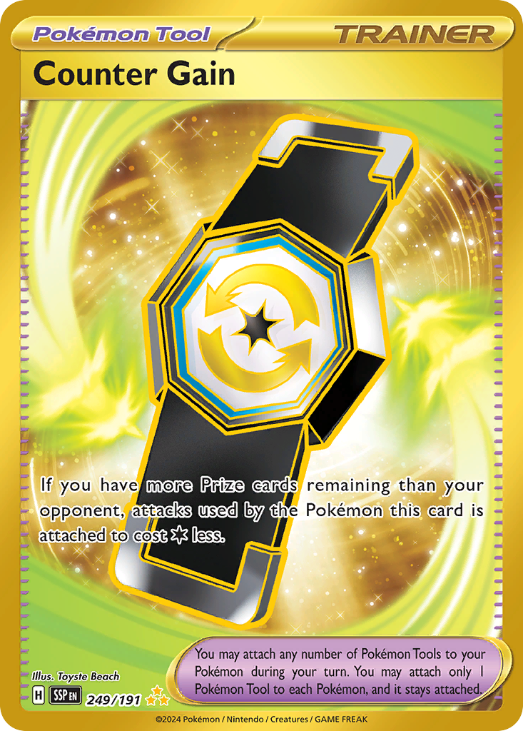 Surging Sparks Counter Gain #249/191