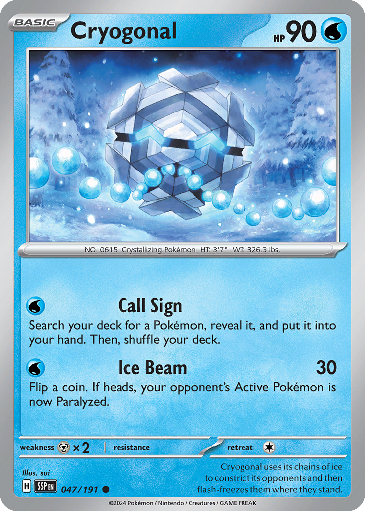 Surging Sparks Cryogonal #47/191