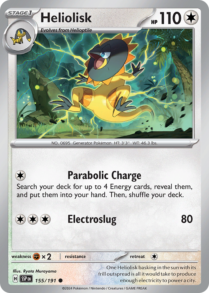 Surging Sparks Heliolisk #155/191