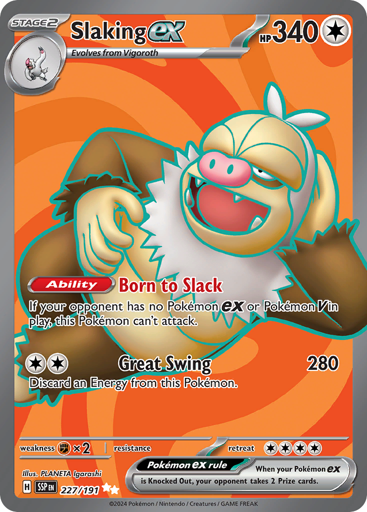 Surging Sparks Slaking ex #227/191
