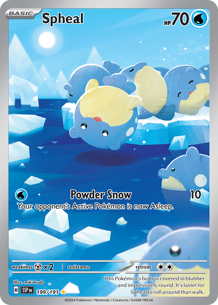 Surging Sparks Spheal #199/191