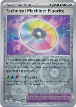 Surging Sparks Technical Machine: Fluorite #188/191 reverse holo