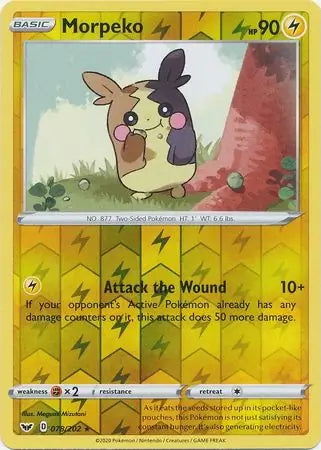 Sword & Shield Morpeko #78/202 reverse holo