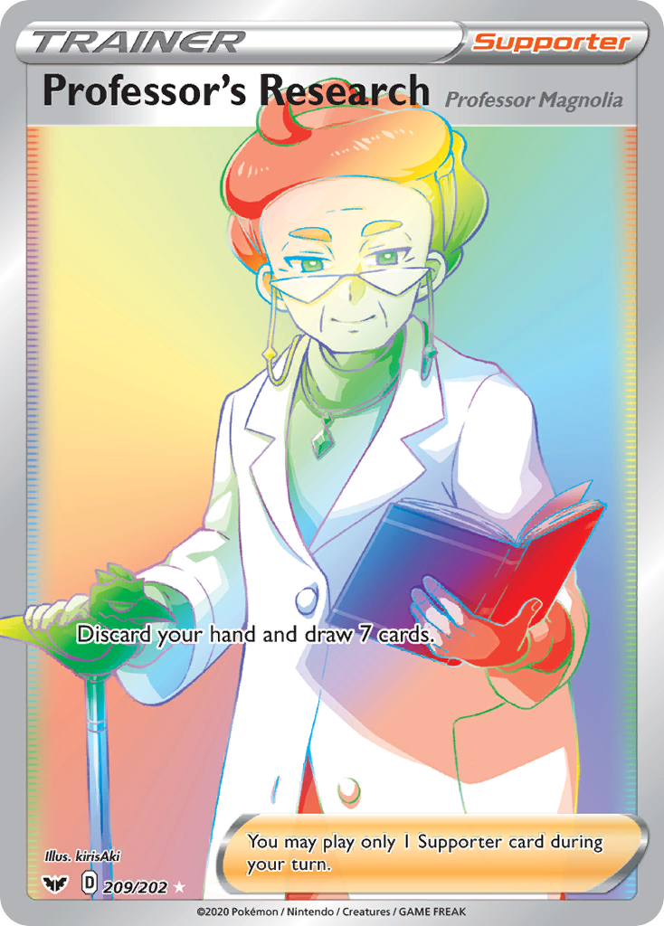 Sword & Shield Professor’s Research #209/202
