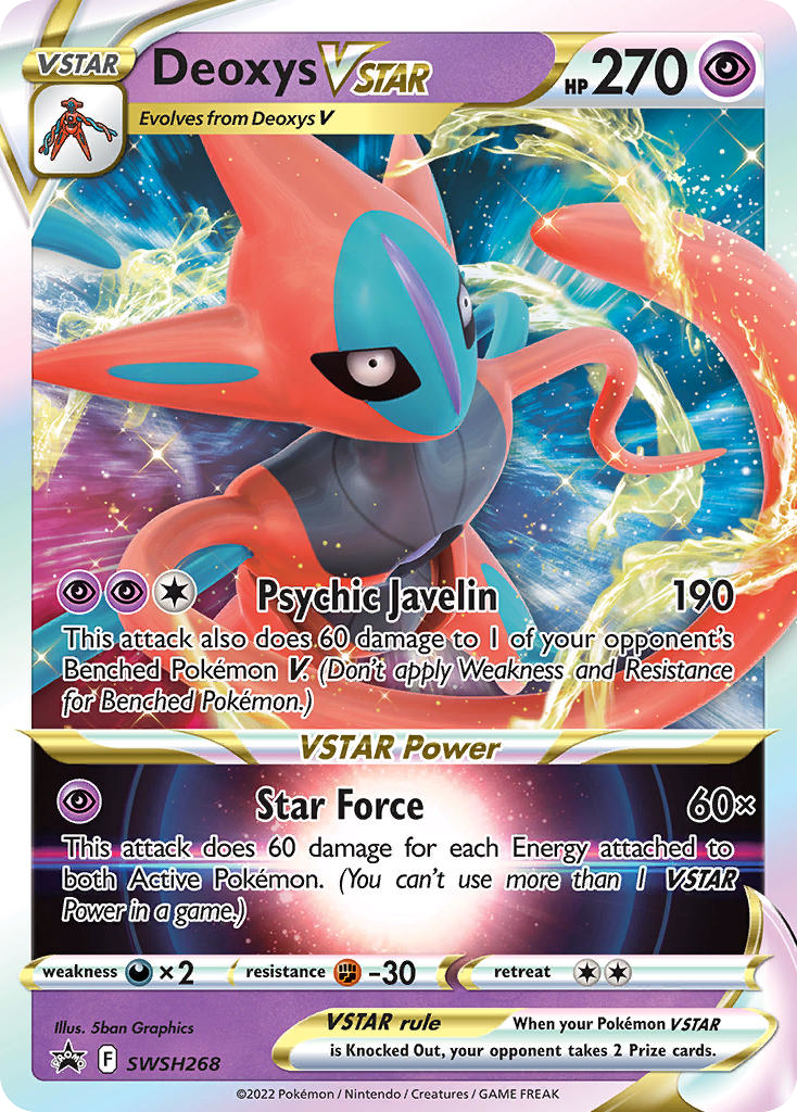 Sword & Shield Promo’s Deoxys VSTAR #268
