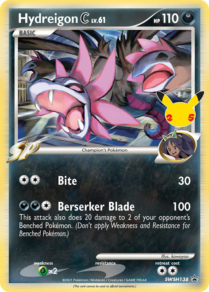Sword & Shield Promo's Hydreigon C #138