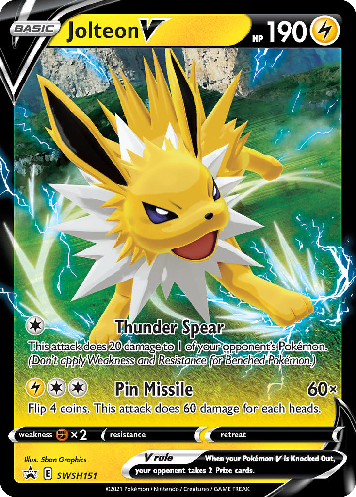 Sword & Shield Promo's Jolteon V #151